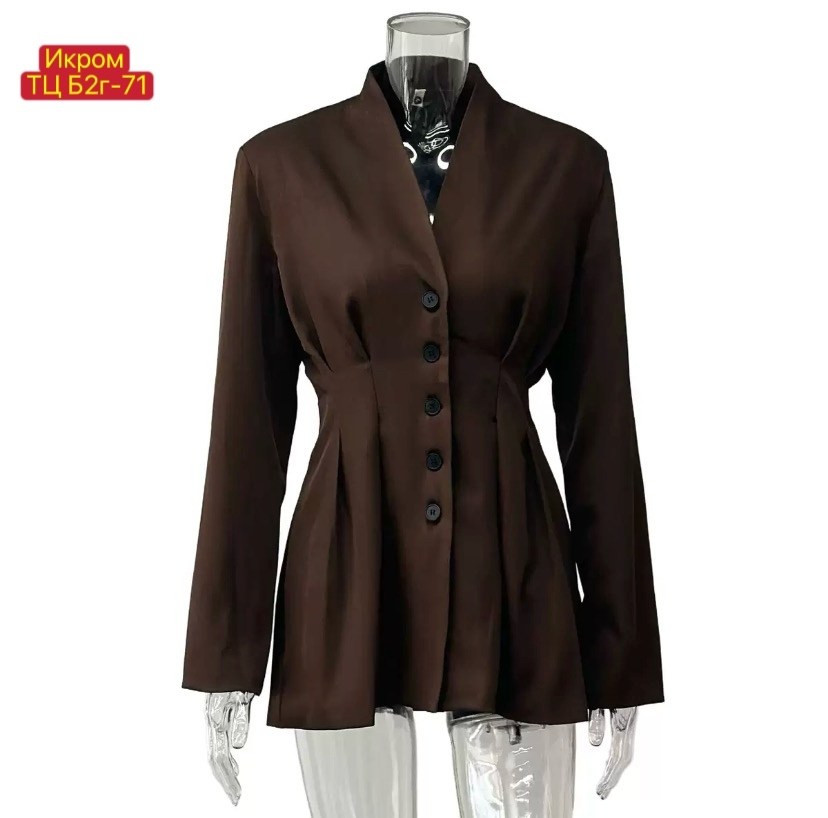 жакет приталенный wja-030501 1811 eighteen one one,полупальто пиджак приталенное на осень укороченный pink marie,жакет приталенный,женский блейзер с длинным рукавом twotwinstyle,жакет приталенный wja-