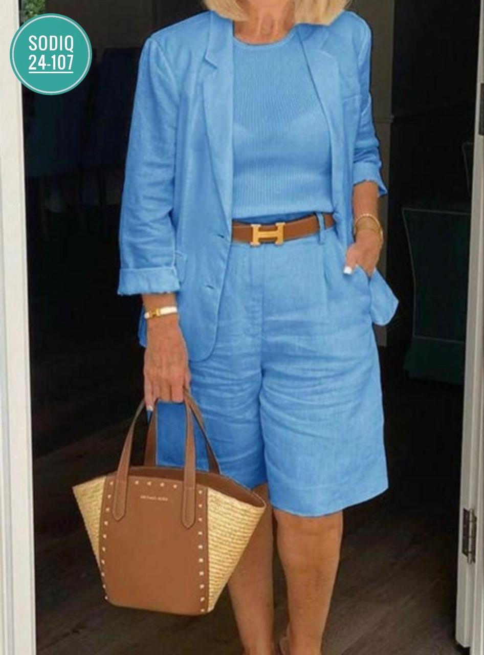 летняя одежда для женщин,летние женские костюмы,костюм для женщин,женский летний костюм двойка,стильные костюмы