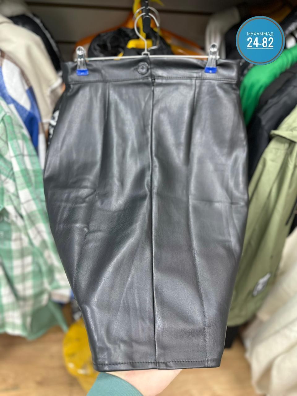 женская юбка из экокожи,кожаная юбка с гипюром,юбка из экокожи,кожаная юбка с разрезом,юбка из искусственной кожи