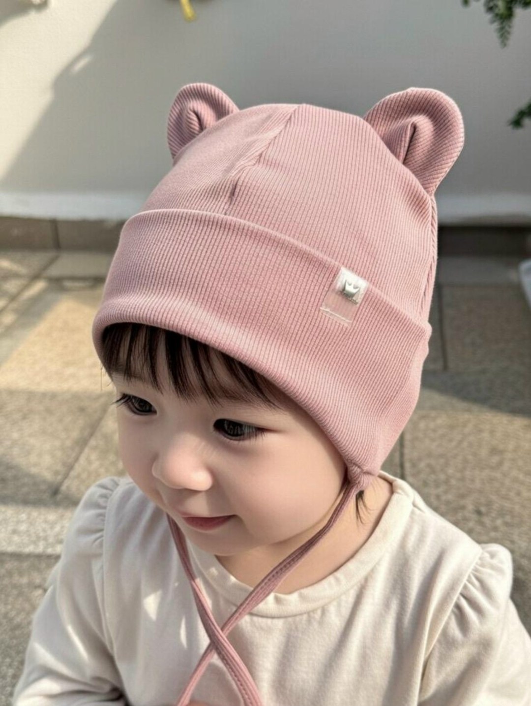 шапочка с ушками для новорожденных,детская шапочка,шапочка для малыша,шапочка для новорожденного,шапки для девочек