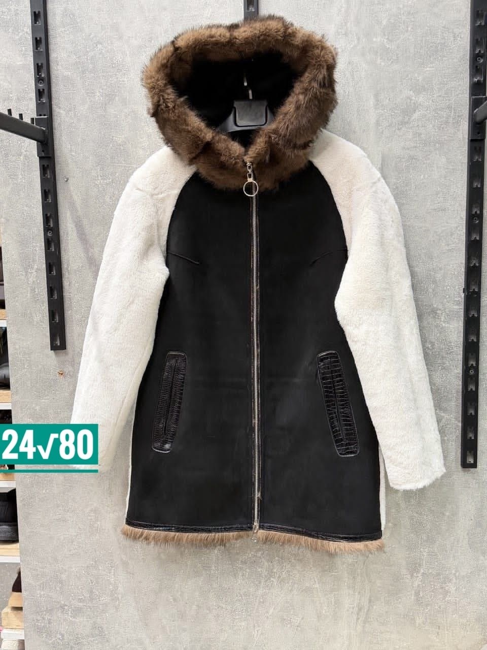 двустороннее пальто дубленка с капюшоном dana zana,дубленка женская,шуба женская,шубка,женская верхняя одежда