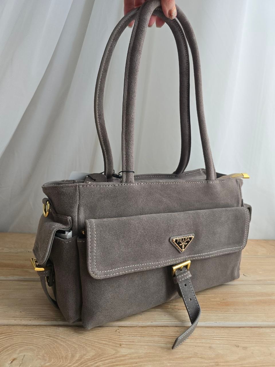 замшевая сумка,prada сумка,сумка,сумка из натуральной замши,женская сумка prada