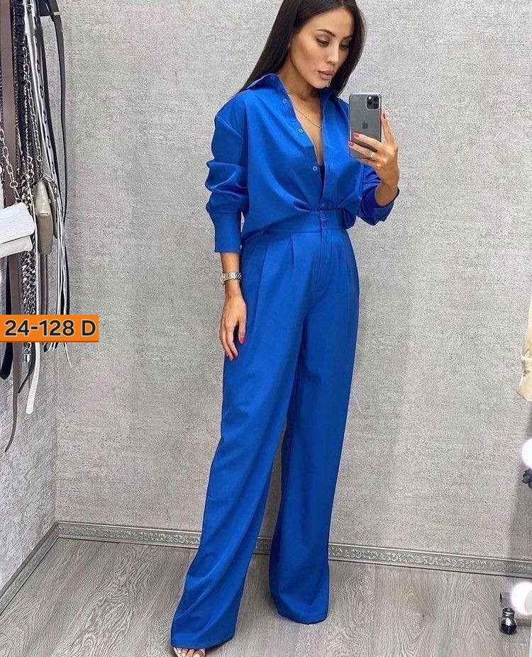 брючный костюм женский 2026,брючный костюм женский,костюм с широкими брюками палаццо,костюм с брюками,брючный костюм