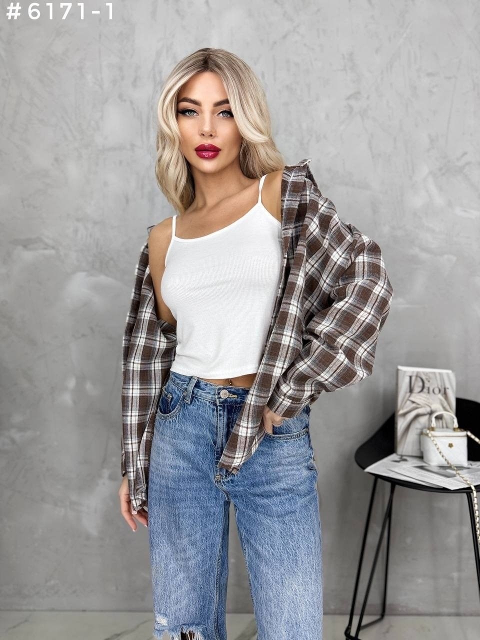 женская рубашка в клетку оверсайз,рубашка в клетку оверсайз удлиненная marybeth,женская рубашка в клетку,рубашка женская,рубашка женская оверсайз
