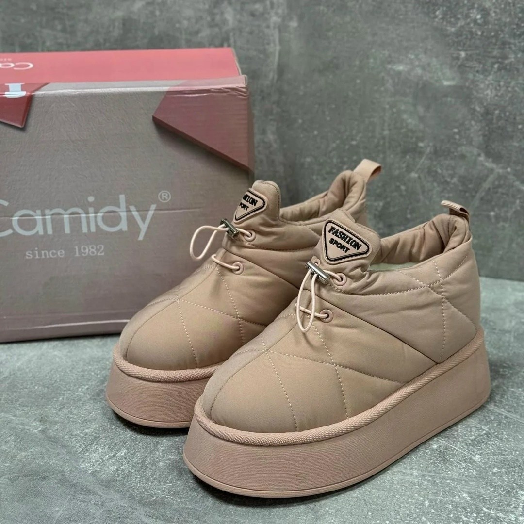 ,угги луноходы меховые на высокой подошве besmoda shoes 256523753,женские угги,дутики,луноходы женские