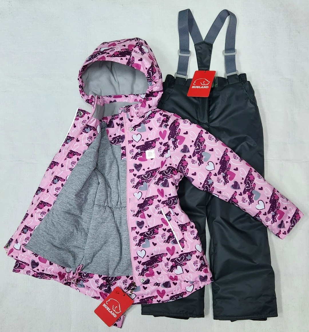 костюм демисезонный для девочки мембранный,комплект демисезонный,комплект верхней одежды rusland,демисезонный костюм,демисезонный костюм для девочки