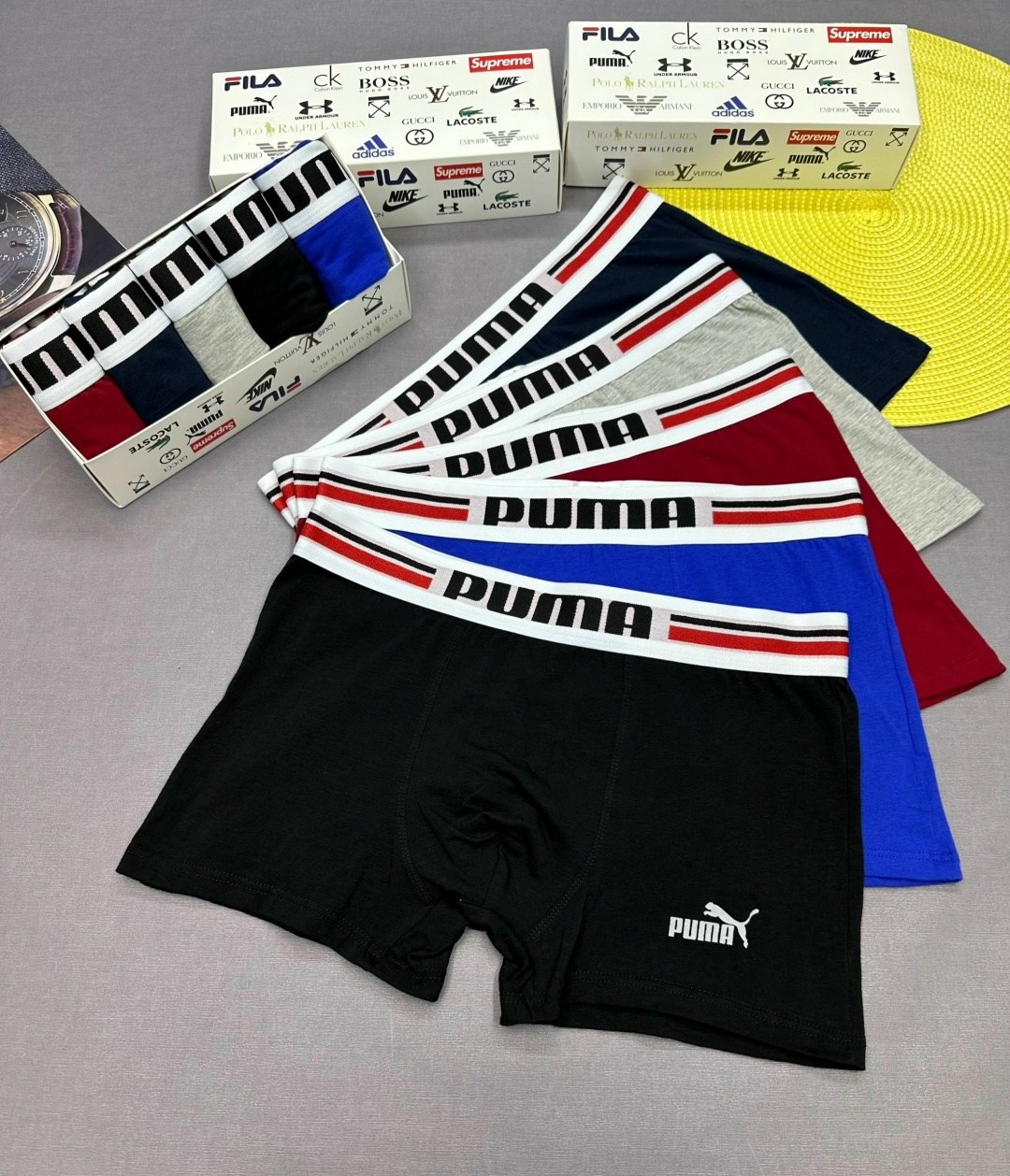 комплект трусов мужские боксеры,мужские трусы боксера,трусы пума мужские боксеры,мужской набор трусов,трусы мужские puma