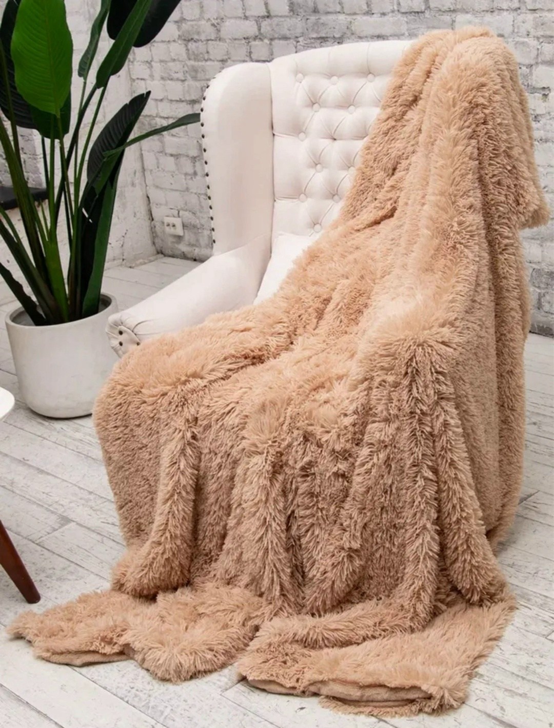 плед травка,плед меховой шиншилла 200x220см,меховой плед,пушистый плед,плед пушистый травка