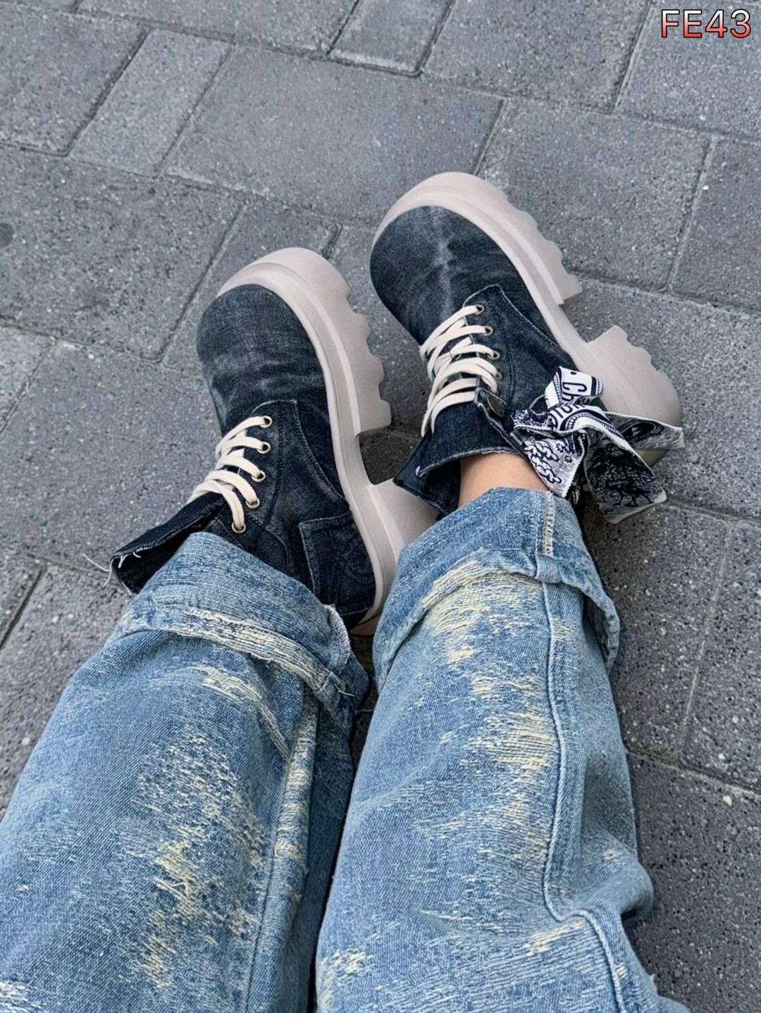 джинсовые ботинки,,женские ботинки,джинсовая ,ботинки модные