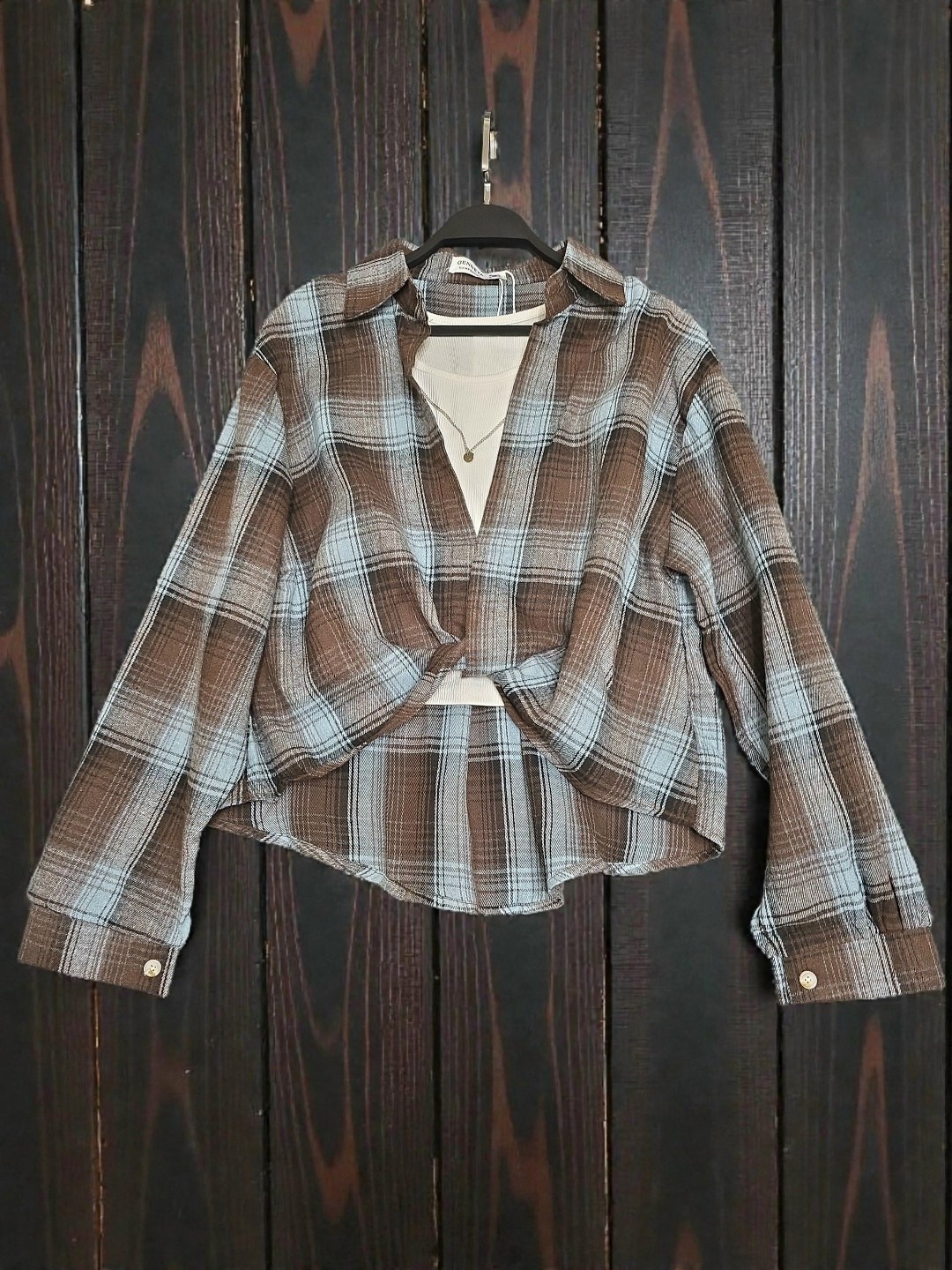 рубашка в клетку оверсайз klott 243651002,женская рубашка в клетку,рубашка в клетку укороченная фланелевая,рубашка в клетку оверсайз утепленная ns dream,рубашка в клетку оверсайз удлиненная