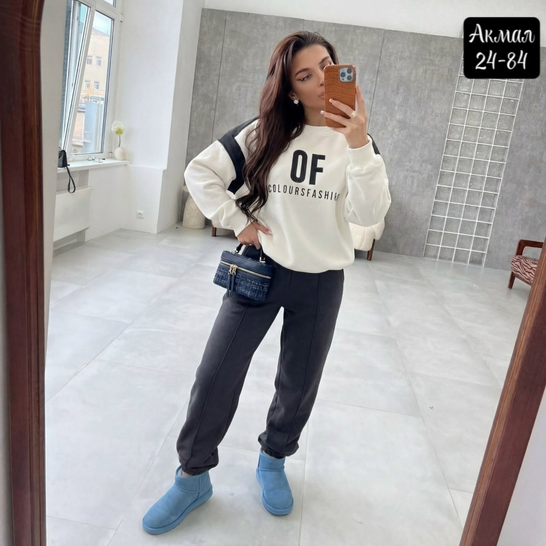 свитшот женский,спортивный костюм женский на флисе,костюм спортивный,женский спортивный костюм,женский свитшот оверсайз