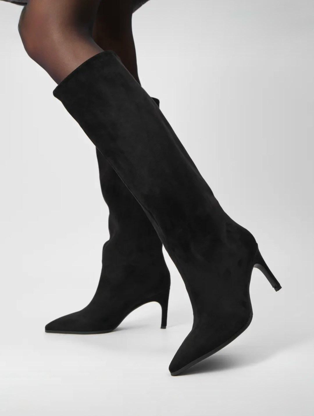 сапоги женские,черные сапоги,замшевые сапоги,модные сапоги,кожаные сапоги на шпильке, на высоком каблуке, сапоги выше колена