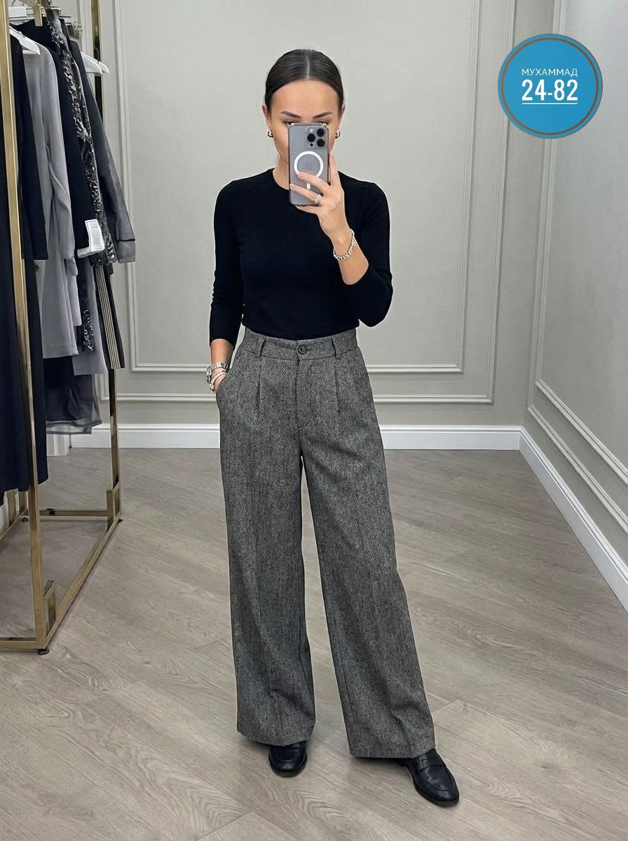 брюки палаццо светло-серые,брюки палаццо,брюки палаццо kiazo размер 42 серый,широкие штаны палаццо-классика в современном мире моды,брюки женские палаццо
