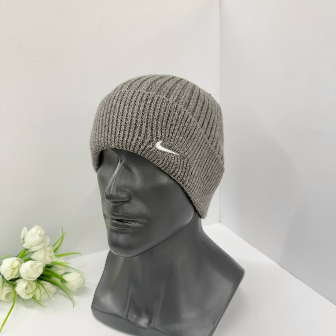 шапка для мужчин,мужская шапка,шапка серая найк мужская 1996,шапка nike,шапка nike мужская зимняя