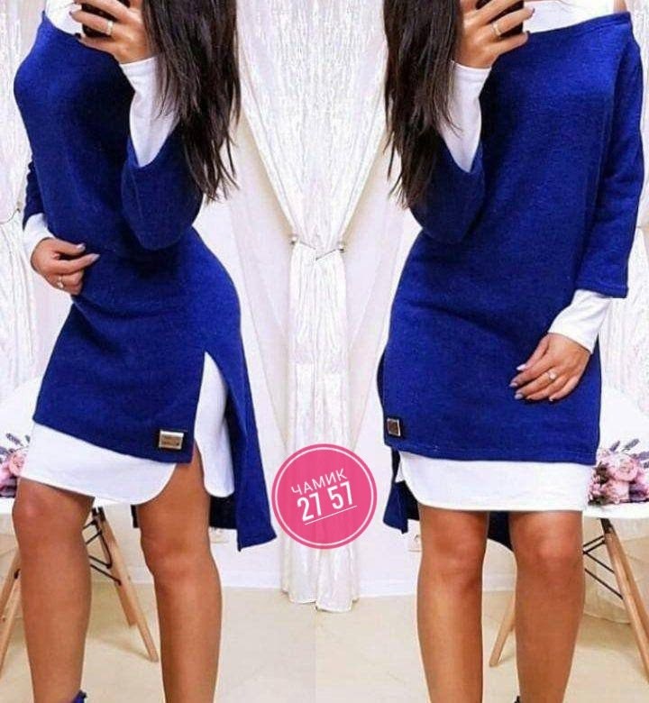 платье двойка,платье двойка ангора ,трикотажное платье,костюм с платьем,платье женская