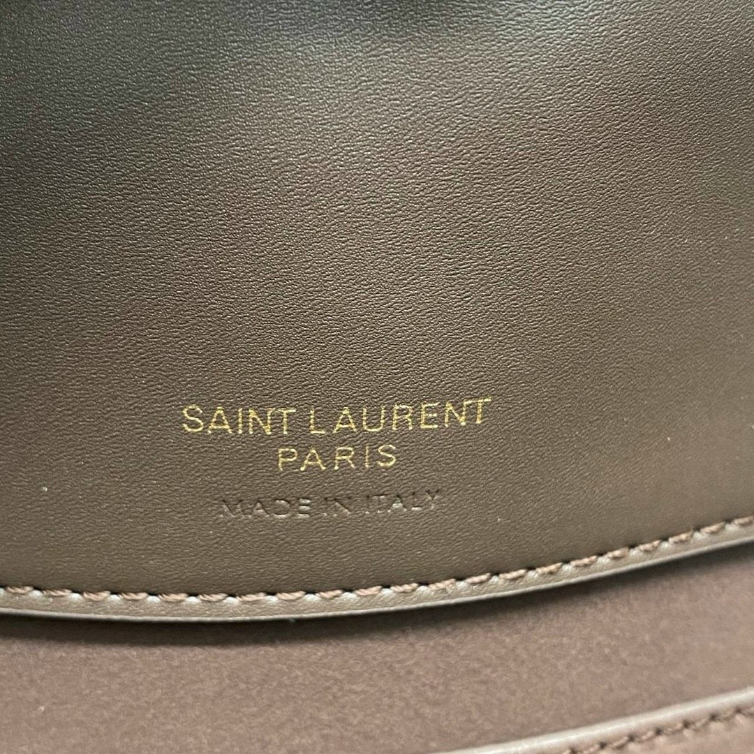 кожаная сумка-ведро le 37 saint laurent deep musk,сумка,женская сумка,сумка yves saint laurent,модная сумка