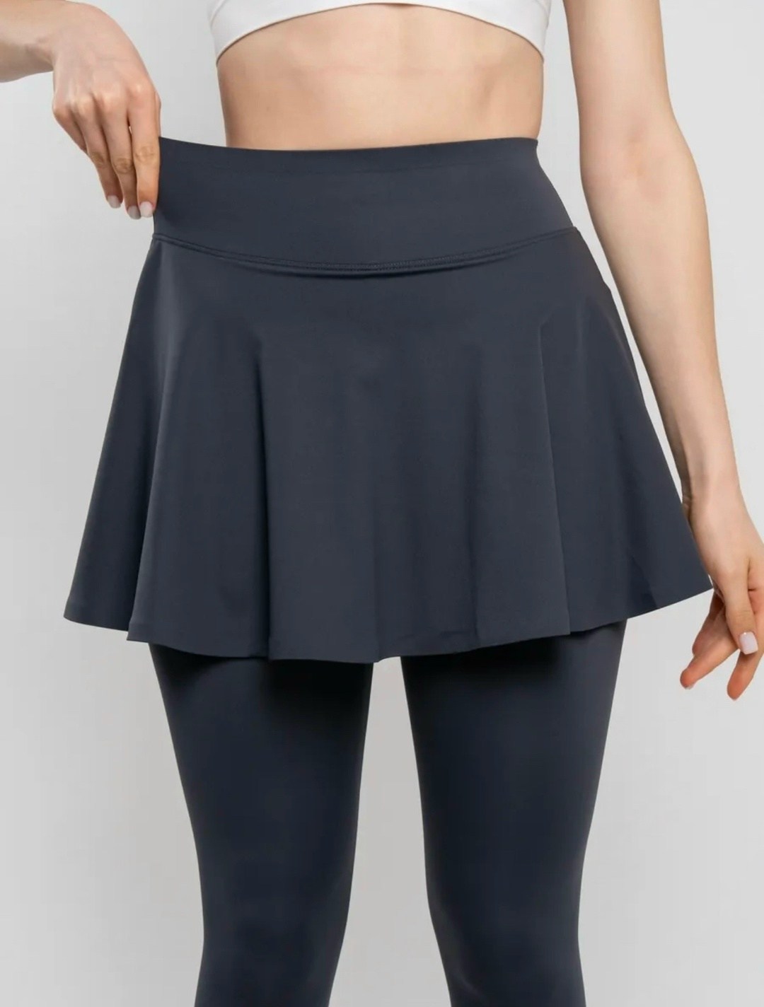 леггинсы спортивные со вшитой юбкой,юбка для фитнеса,мини юбка,юбка с лосинами,joyshaper теннисные леггинсы с юбкой и карманами для женщин