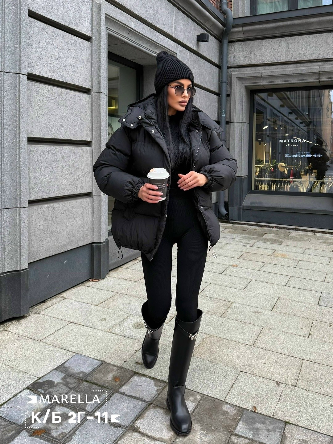 зимняя женская куртка пуховик стёганая с объемным капюшоном reload 8031216,куртка оверсайз,женская зимняя куртка,куртка пуховик,женская демисезонная куртка