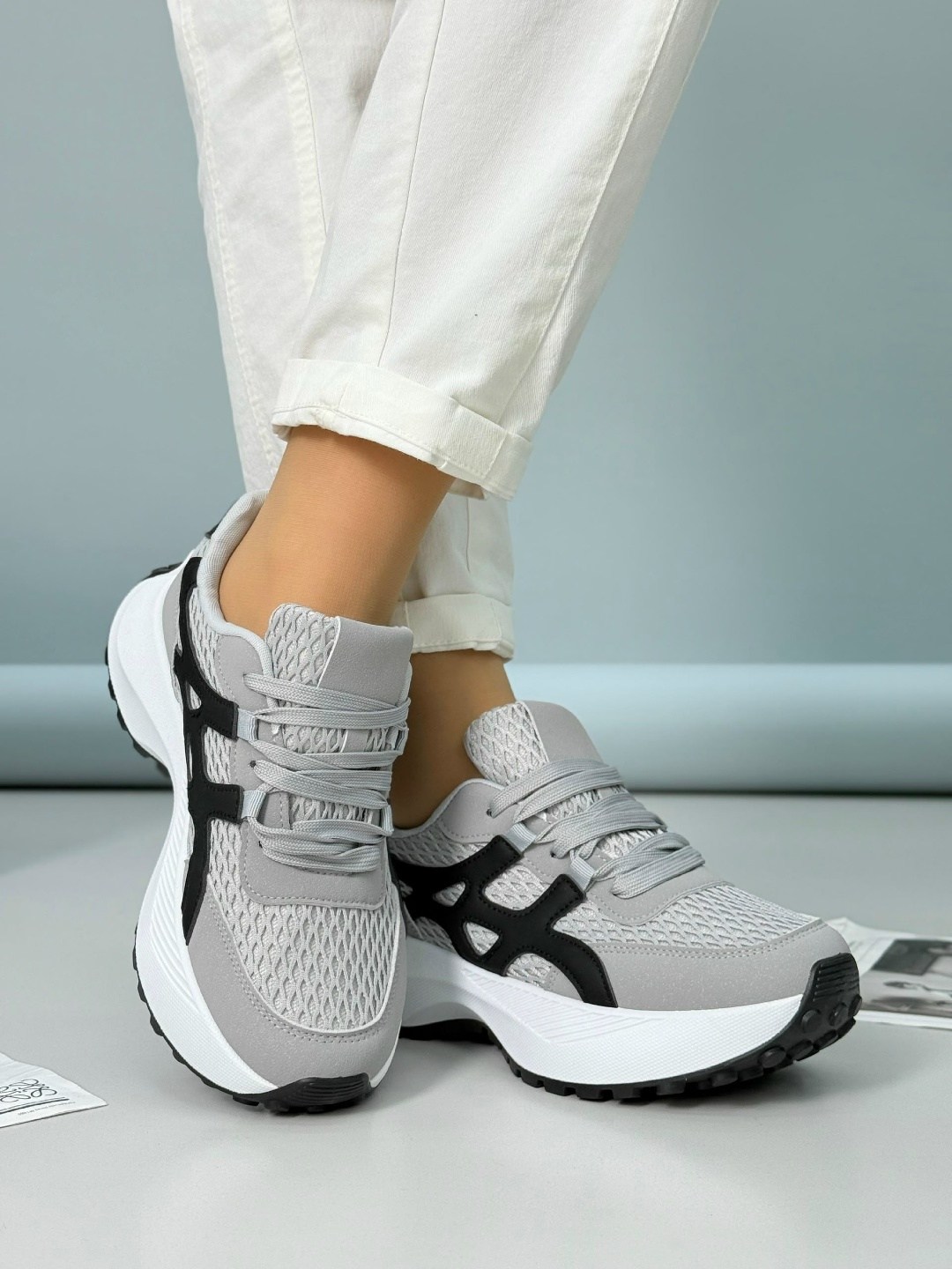 кроссовки женскиe,комбинированные кроссовки,кроссовки,кроссовки серые,кроссовки для женщин