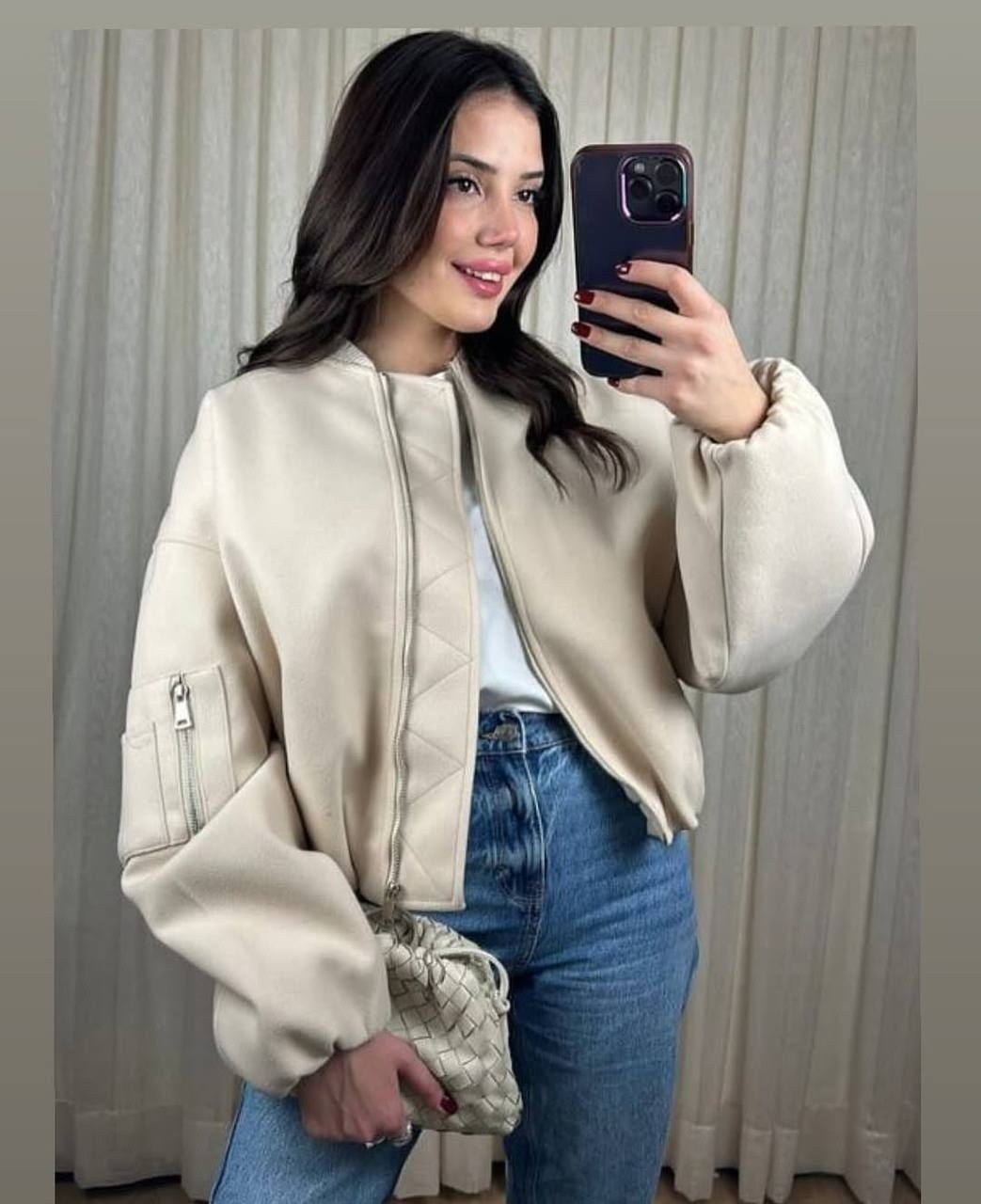 бомбер zara серый,бомбер кашемир,бомбер серый женский,бомбер теплый,куртка бомбер