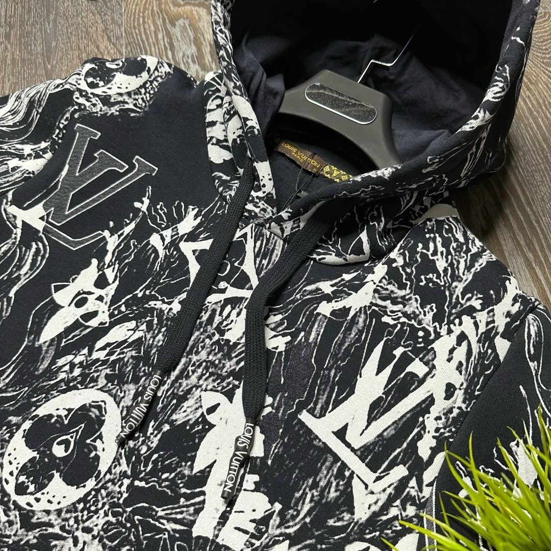 мужские худи на флисе,худи louis vuitton на флисе,мужские толстовки и худи,худи луи виттон,толстовка louis vuitton premium