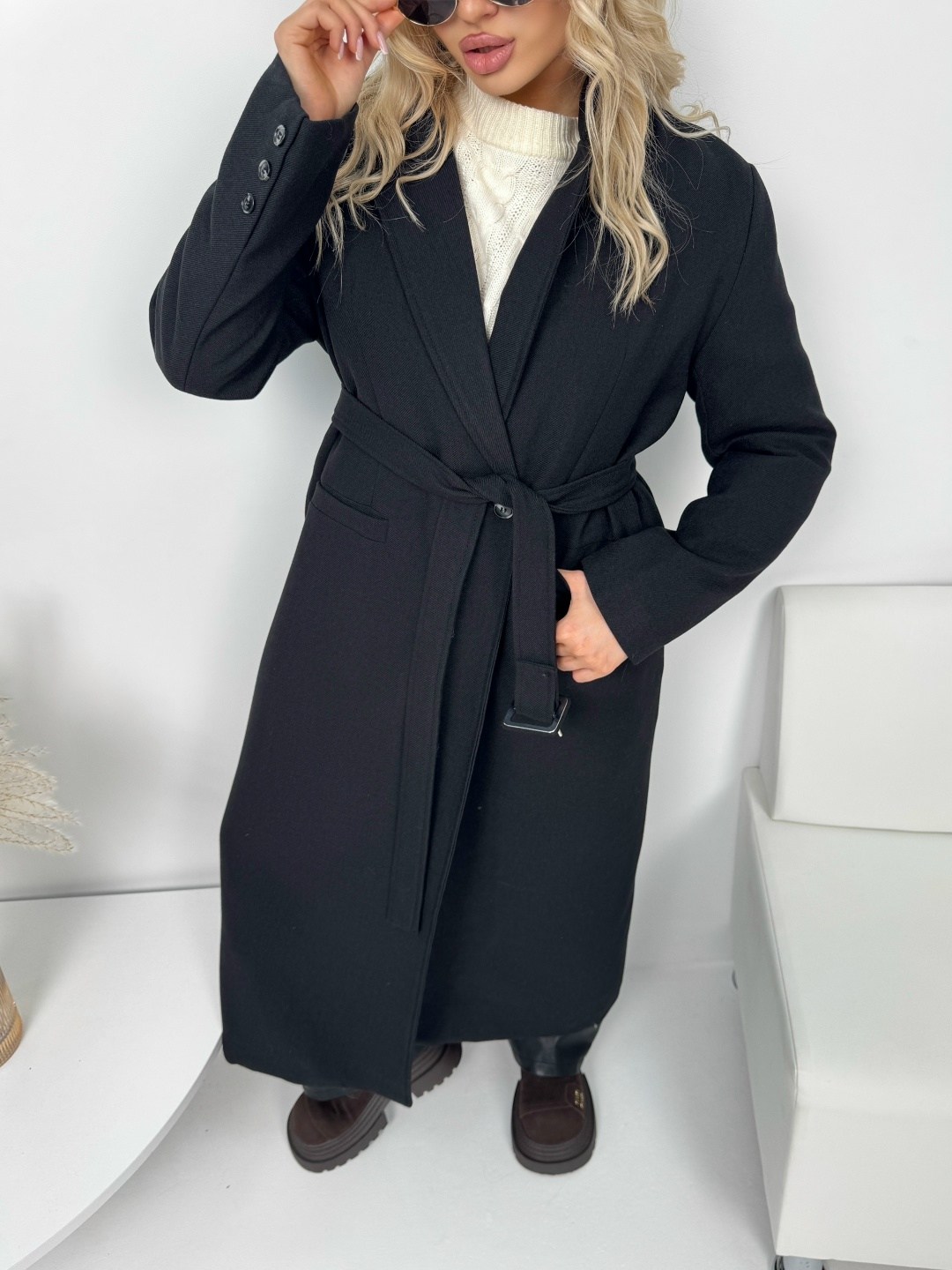 модели пальто,женское пальто fantazia mod 4644 графит,стильное пальто,модное пальто,пальто женское