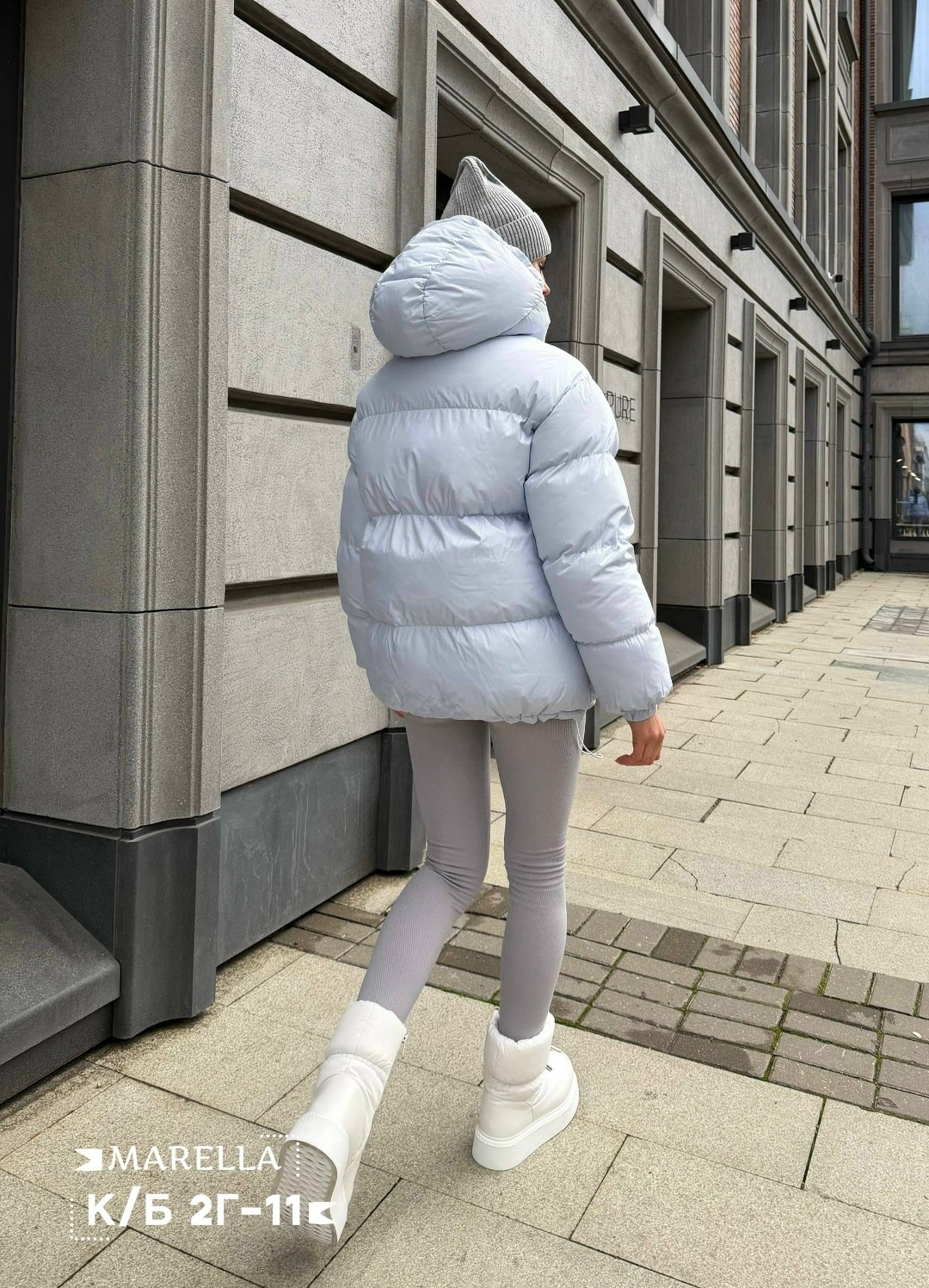 зимняя женская куртка пуховик стёганая с объемным капюшоном reload 8031216,куртка оверсайз,женская зимняя куртка,куртка пуховик,женская демисезонная куртка