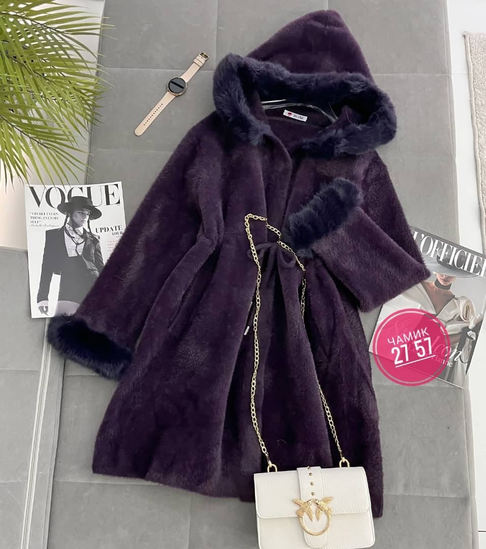 меховое пальто с капюшоном,женское кашемировое пальто с капюшоном,пальто теплое,пальто с капюшоном женское,меховое пальто