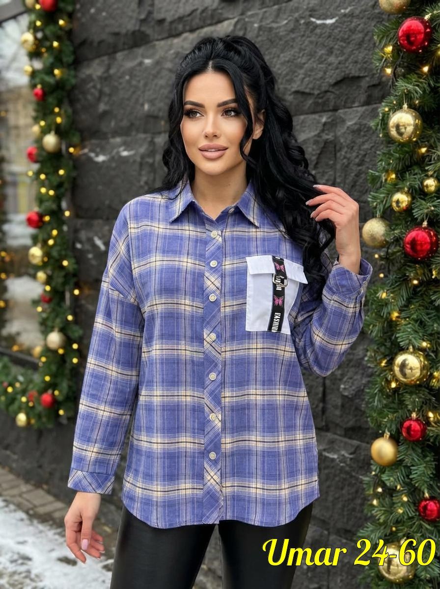 рубашка женская в клетку,женская рубашка,стильная женская рубашка,рубашка,рубашка женская оверсайз в клетку