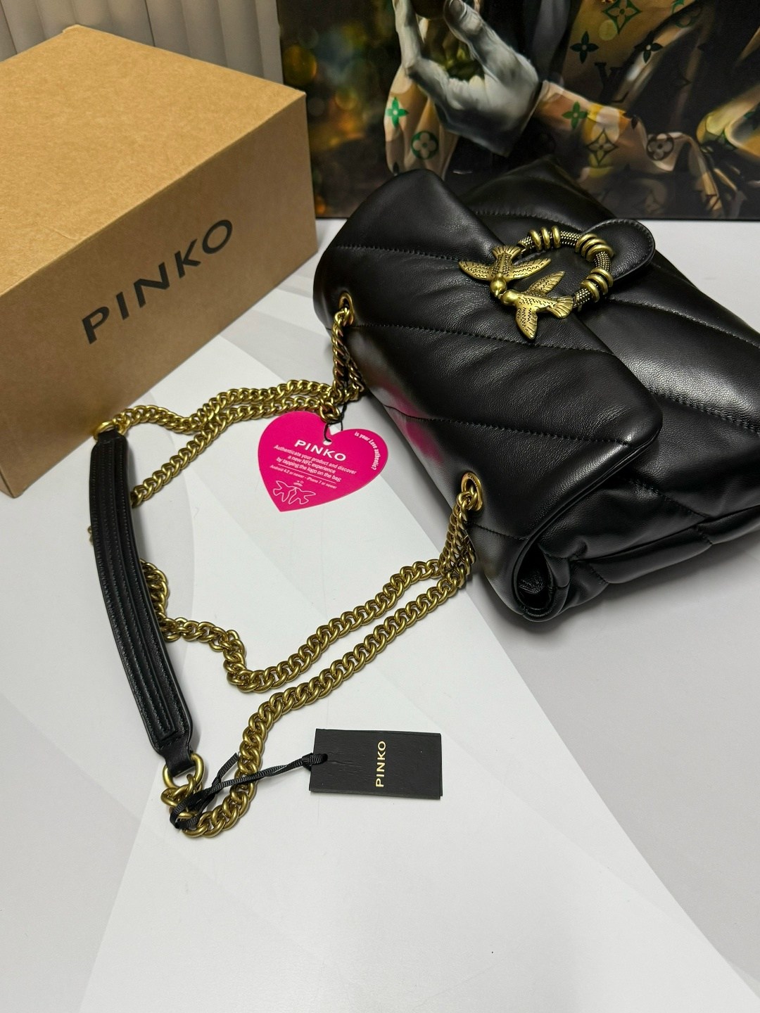 женская сумка pinko,сумка pinko,сумка pinko оригинал,сумка женская pinko puff,pinko сумка на плечо