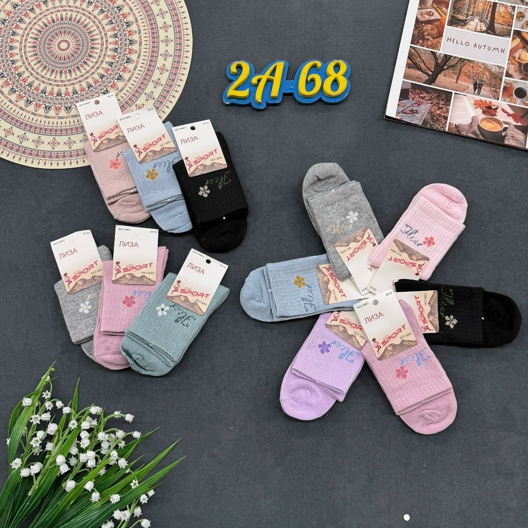 женские носки 10 пар,женские носки,носки женские р. 36-41 арт. 1315064,носки детские,комплект носки женские