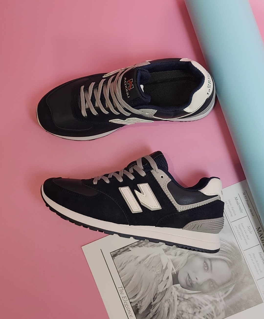 кроссовки new balance 574,кроссовки new balance,мужские кроссовки new balance,кроссовки нью бэланс 574 зимние,кроссовки new balance 574 темно-синие с сеткой