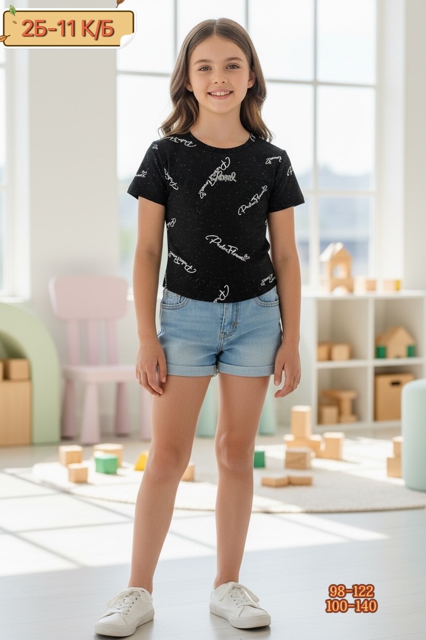 футболки детские для девочек,шорты глория джинс для девочек,шорты для девочки gloria jeans gsh011658 арктик 14+/164,футболки детские,шорты для девочек