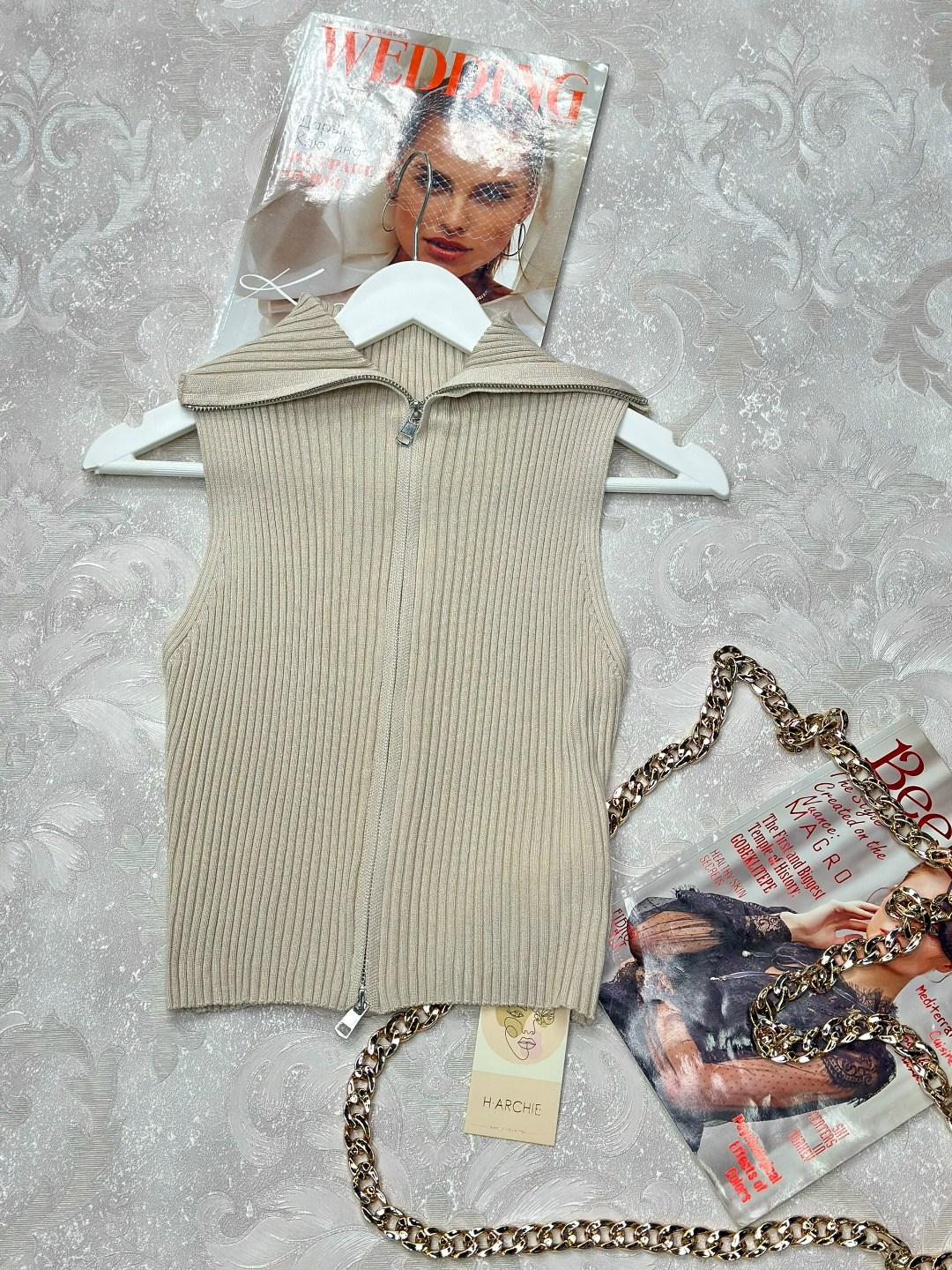 вязаные жилеты,кроп топ в рубчик под пиджак с горлом на молнии,трикотажный жилет,жилетка,жилет