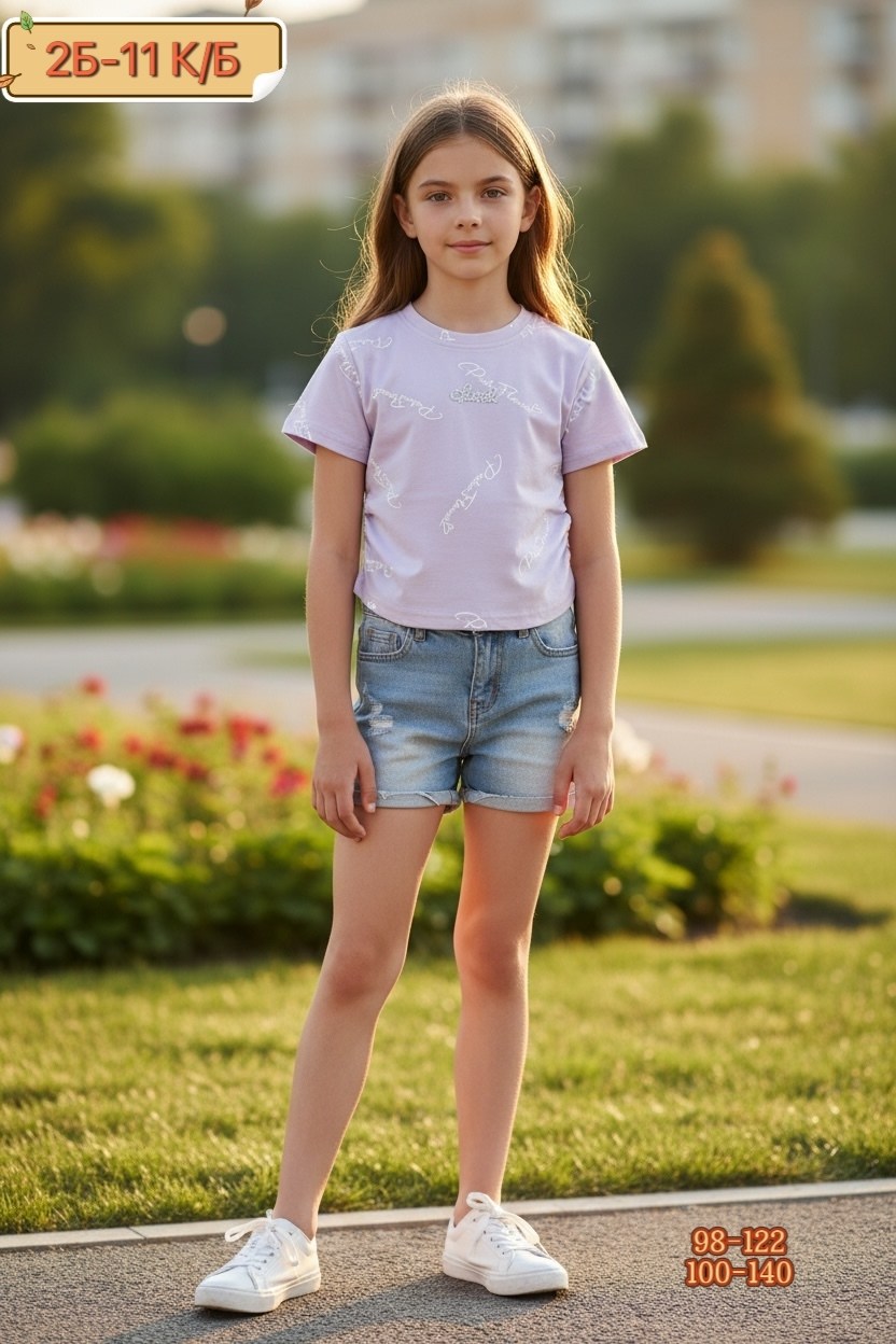 футболки детские для девочек,шорты глория джинс для девочек,шорты для девочки gloria jeans gsh011658 арктик 14+/164,футболки детские,шорты для девочек