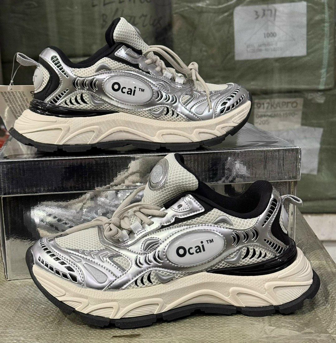 кроссовки runtech3.0 с низким верхом серебристые ocai,кроссовки унисекс ocai runtech3.0 грязно-белые,кроссовки,кроссовки ocai,кроссовки унисекс