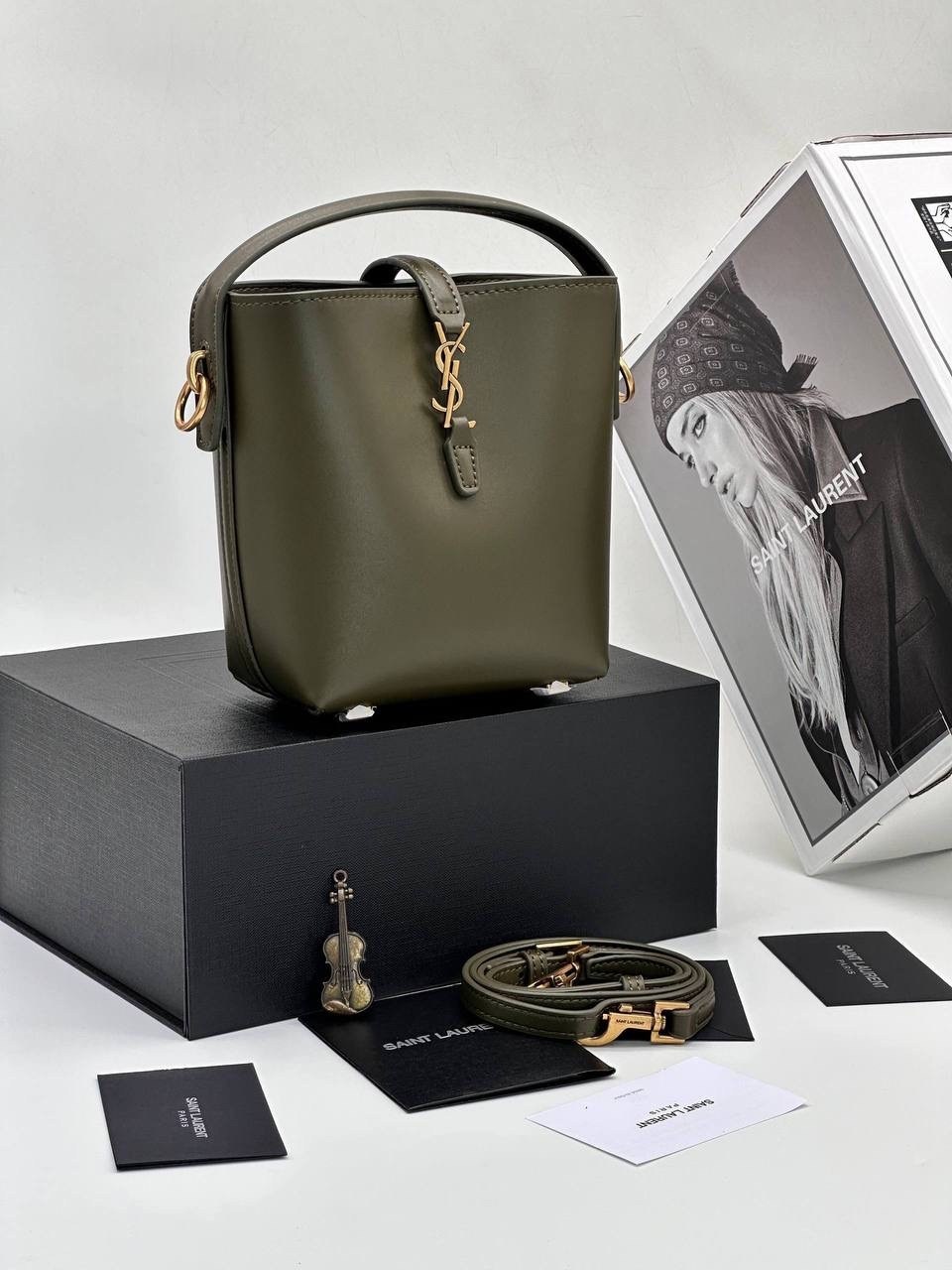 сумка,yves saint laurent сумка,кожаная оливковая сумка yves saint laurent le 37 small,женская сумка yves saint laurent,сумка модная