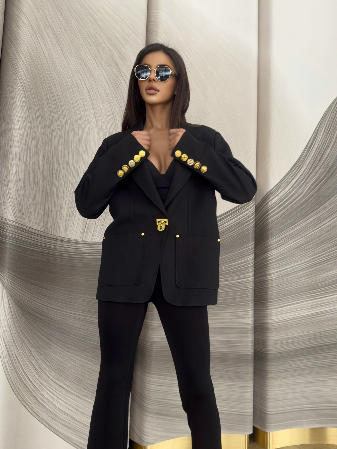 пиджак,пиджак черный женский,женские пиджаки,черный пиджак,женский повседневный однотонный блейзер