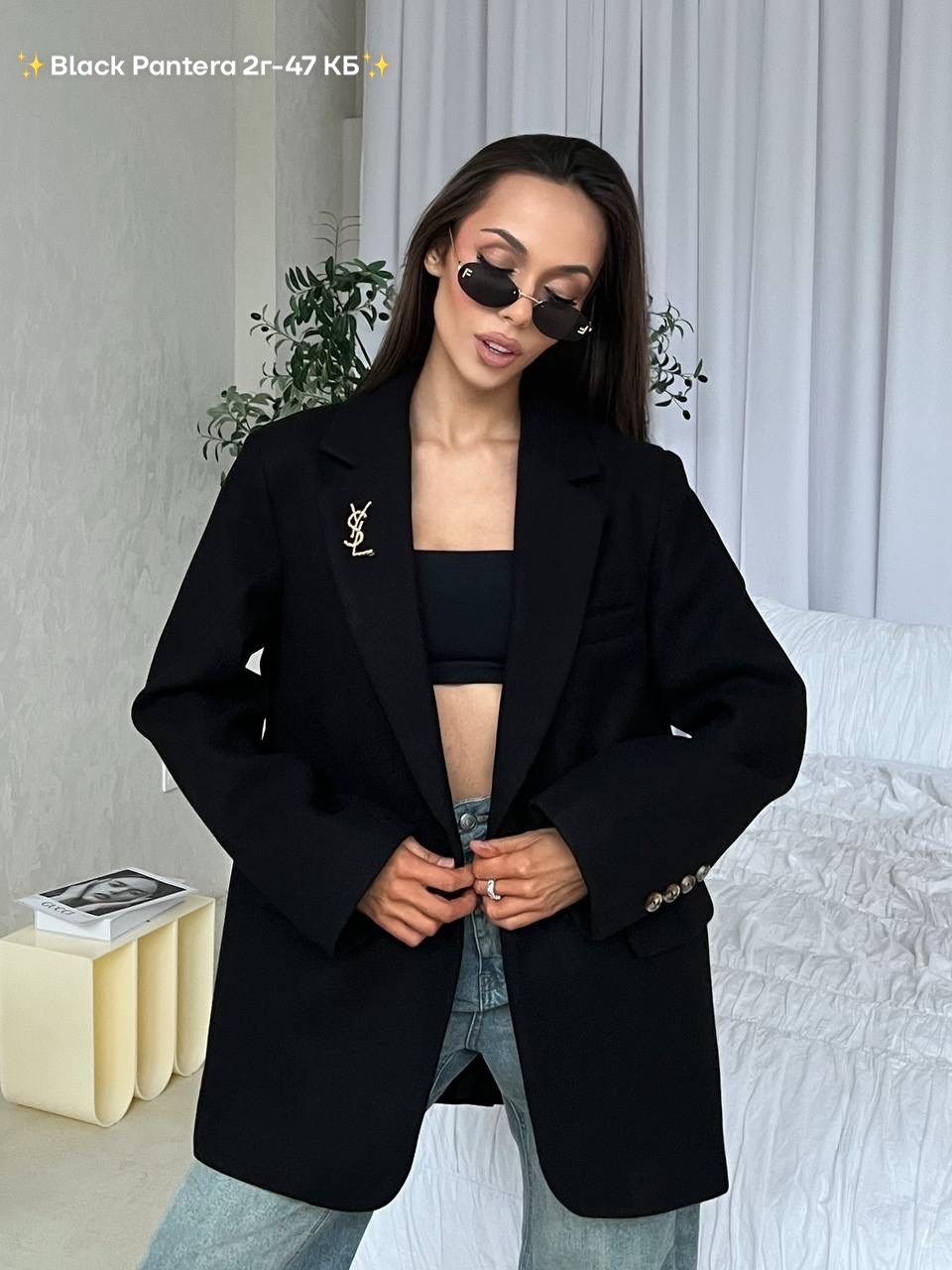 пиджак женский invog коричневый,пиджак свободного кроя oversize черный,женский пиджак,пиджак,пиджак оверсайз