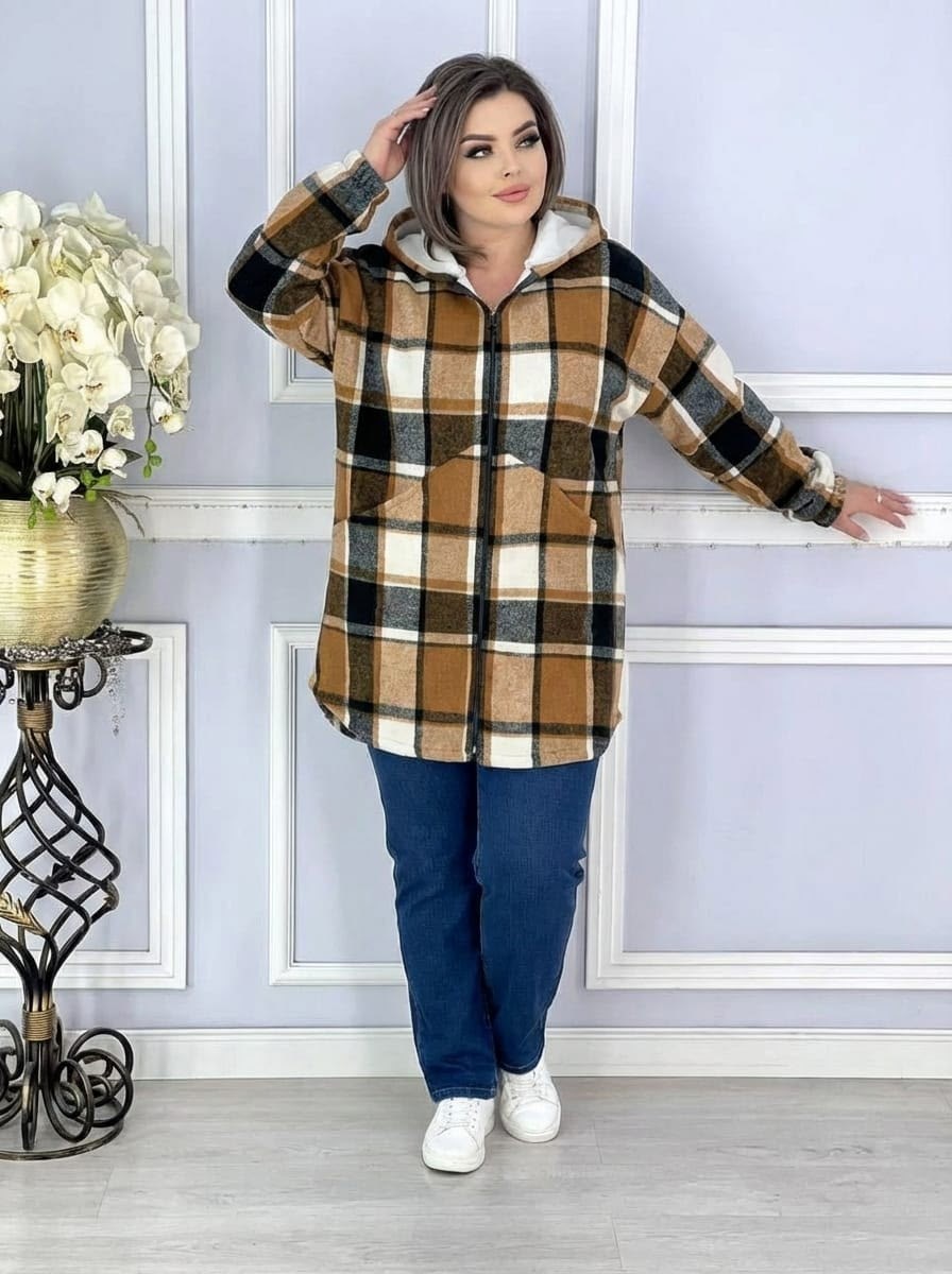 рубашка теплая в клетку оверсайз,рубашка с капюшоном,рубашка теплая в клетку удлиненная,рубашка женская в клетку теплая,теплая рубашка