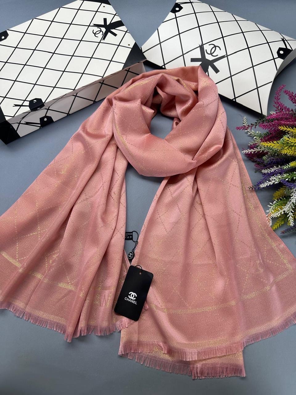 палантин теплый,шарфы и платки,палантин chanel,палантин женские,палантин