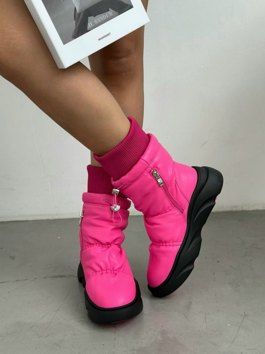 ,женские дутики,зеленые ботинки graciana,дутики graciana, женская зимняя