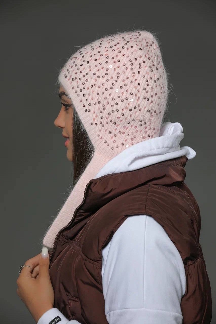 шапка вязаная женская,комплект шапки,шапка для женщин,шапка женская,женская шапка бини