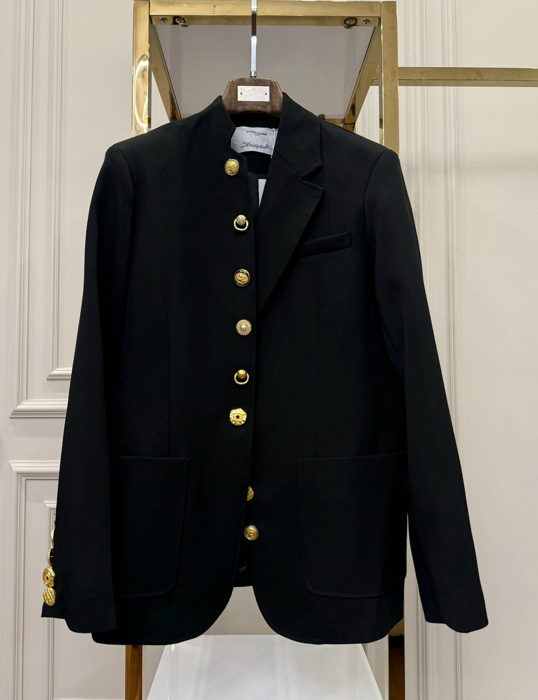 пиджак и жакет,жакет,пиджак,пиджак для женщин,женский пиджак с золотыми пуговицами черный винтажный