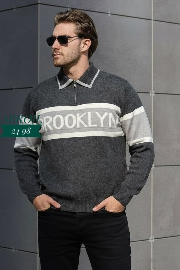 свитер plover wear на каждый день,мужские свитера,свитер джемпер,свитер поло,стильный вязаный свитер