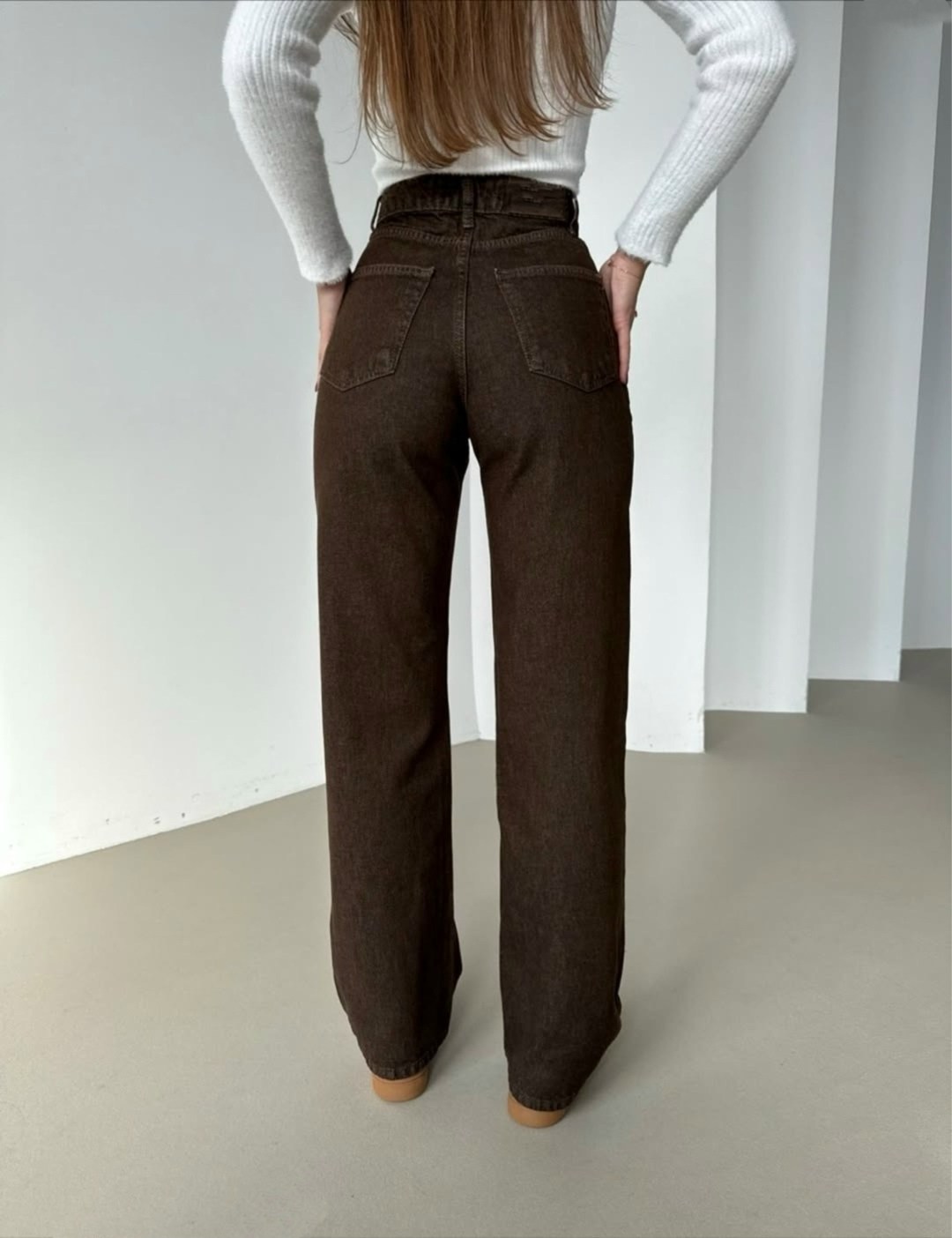 джинсы брюки,джинсы женские,женские джинсы и брюки,женские широкие джинсы цвет коричневый,широкие брюки