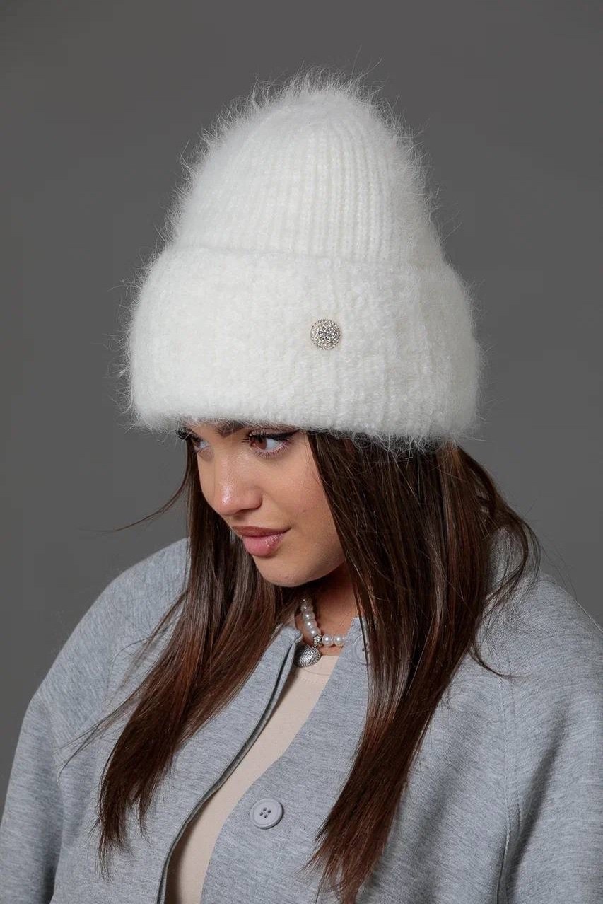 модные женские шапки зима 2025 вязаные ангорка,шапка ангора,шапка женская,шапка женская из ангоры,шапка бини