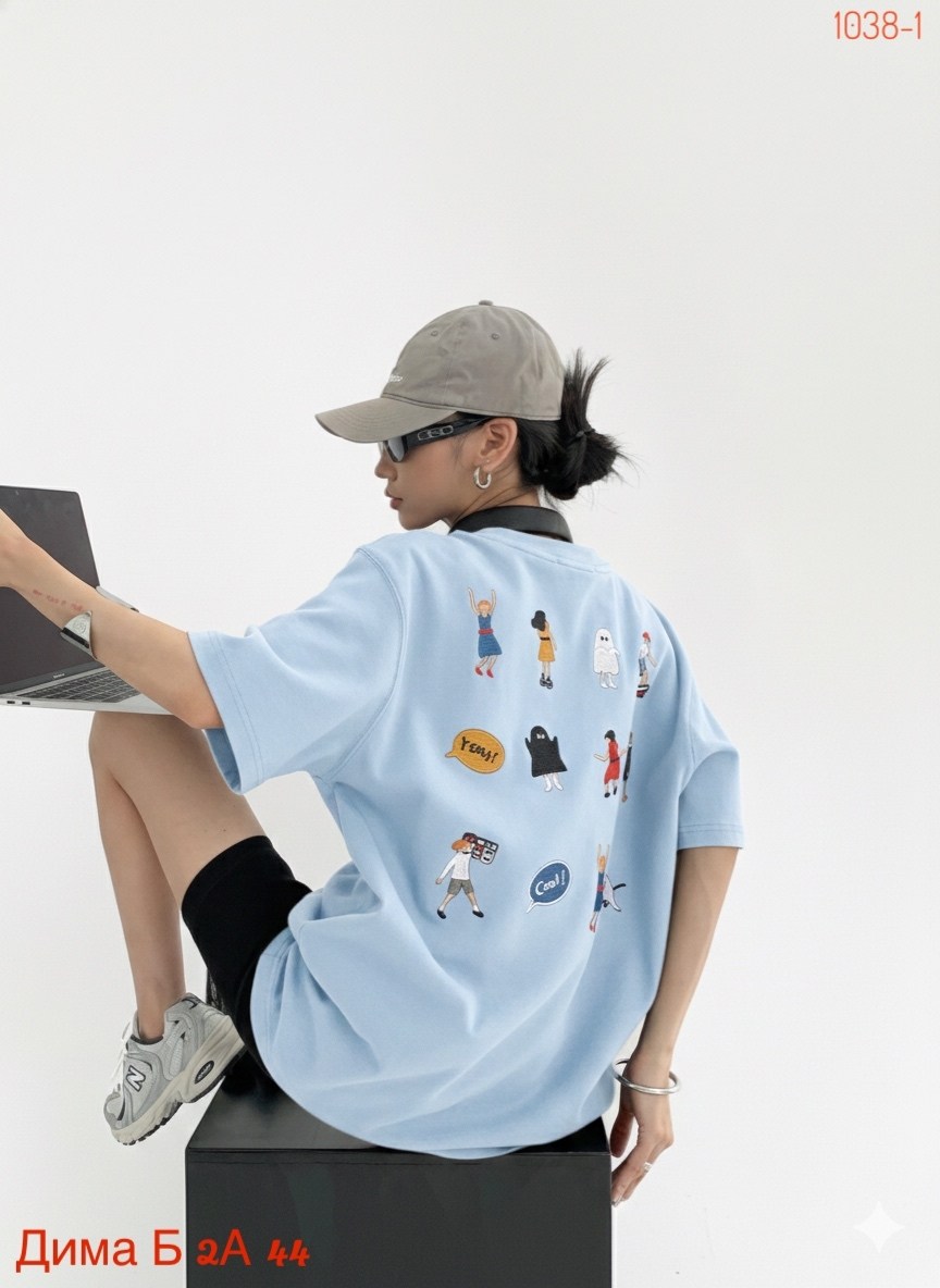 футболка оверсайз y2k с принтом свободная 21problem цвет голубой,оверсайз футболка с принтами,футболки оверсайз,футболки женская,одежда футболка