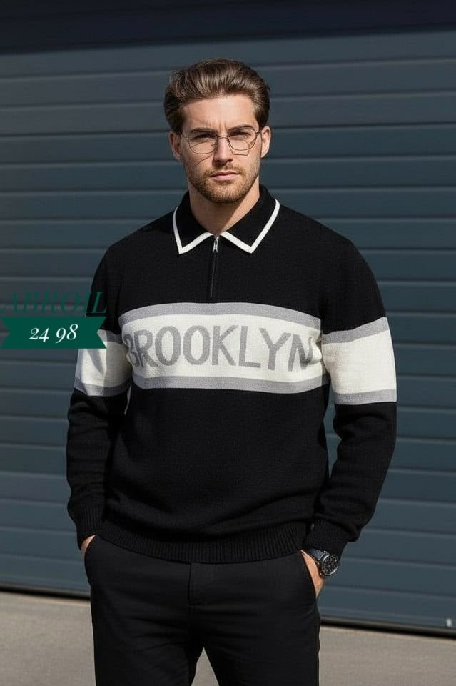 свитер plover wear на каждый день,мужские свитера,свитер джемпер,свитер поло,стильный вязаный свитер