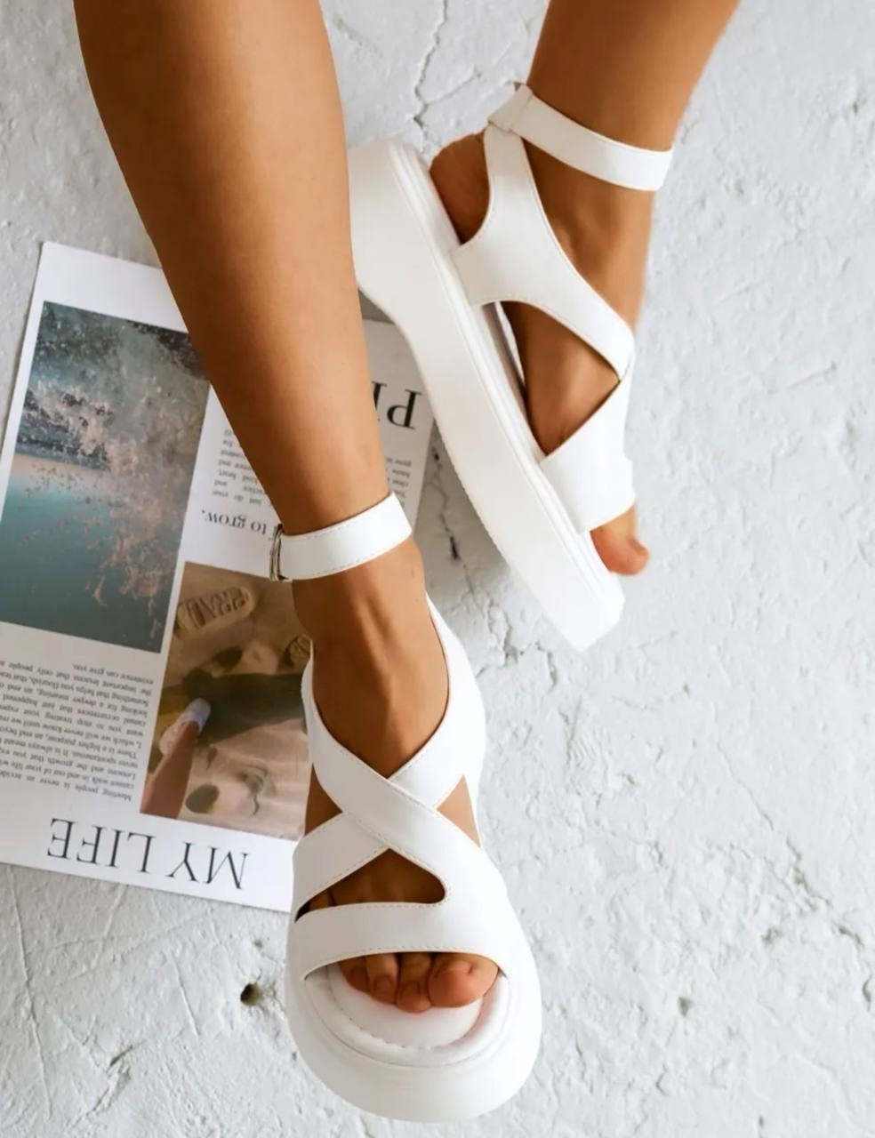 босоножки эко кожа, женская босоножки эко кожа,босоножки кож-зам, женская,босоножки на платформе